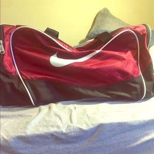 Burgundy Nike Duffel bag